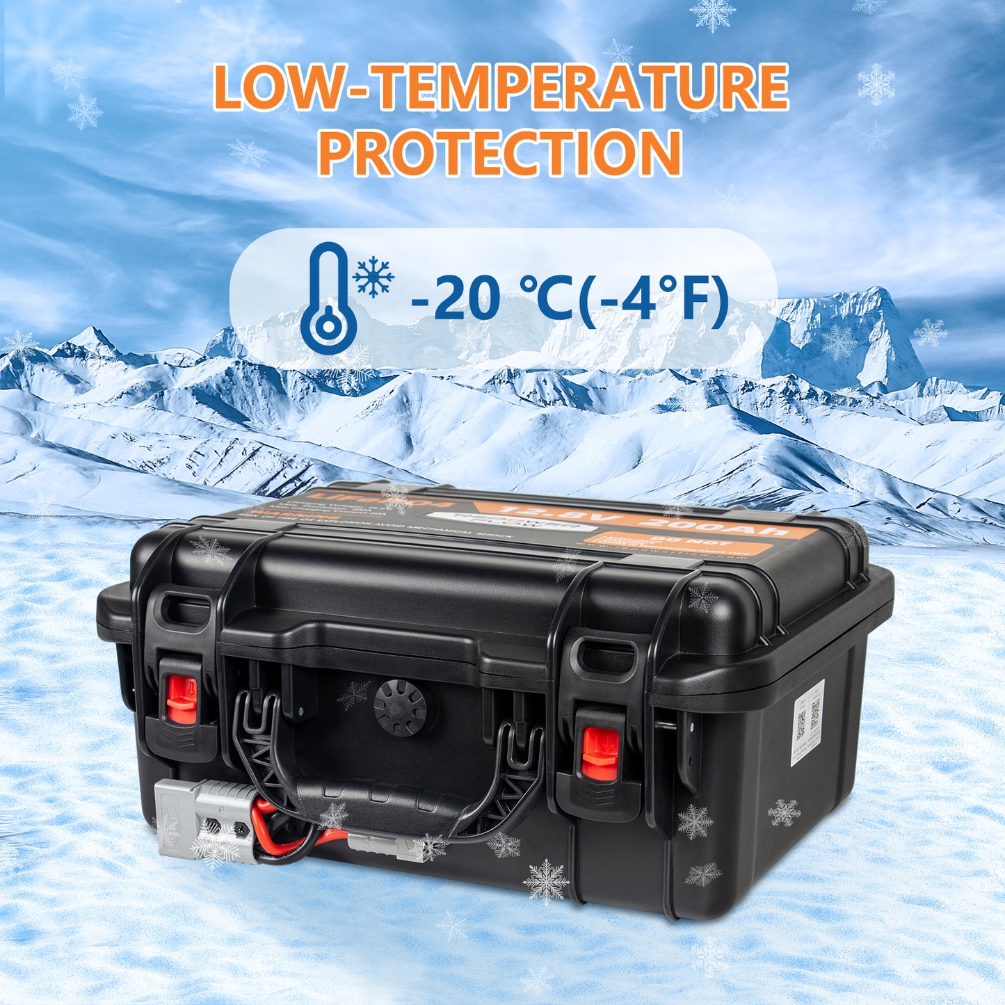 Repower Flow 12V 200Ah Bluetooth Lithium Battery