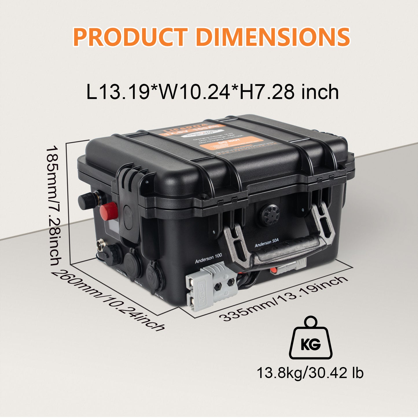 Repower Flow 12V 100Ah Bluetooth Lithium Battery