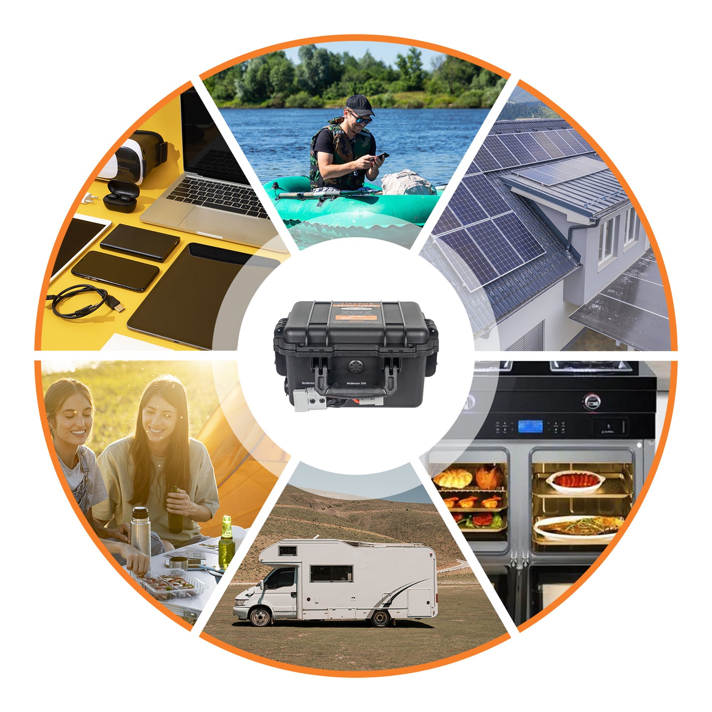 Repower Flow 12V 100Ah Bluetooth Lithium Battery