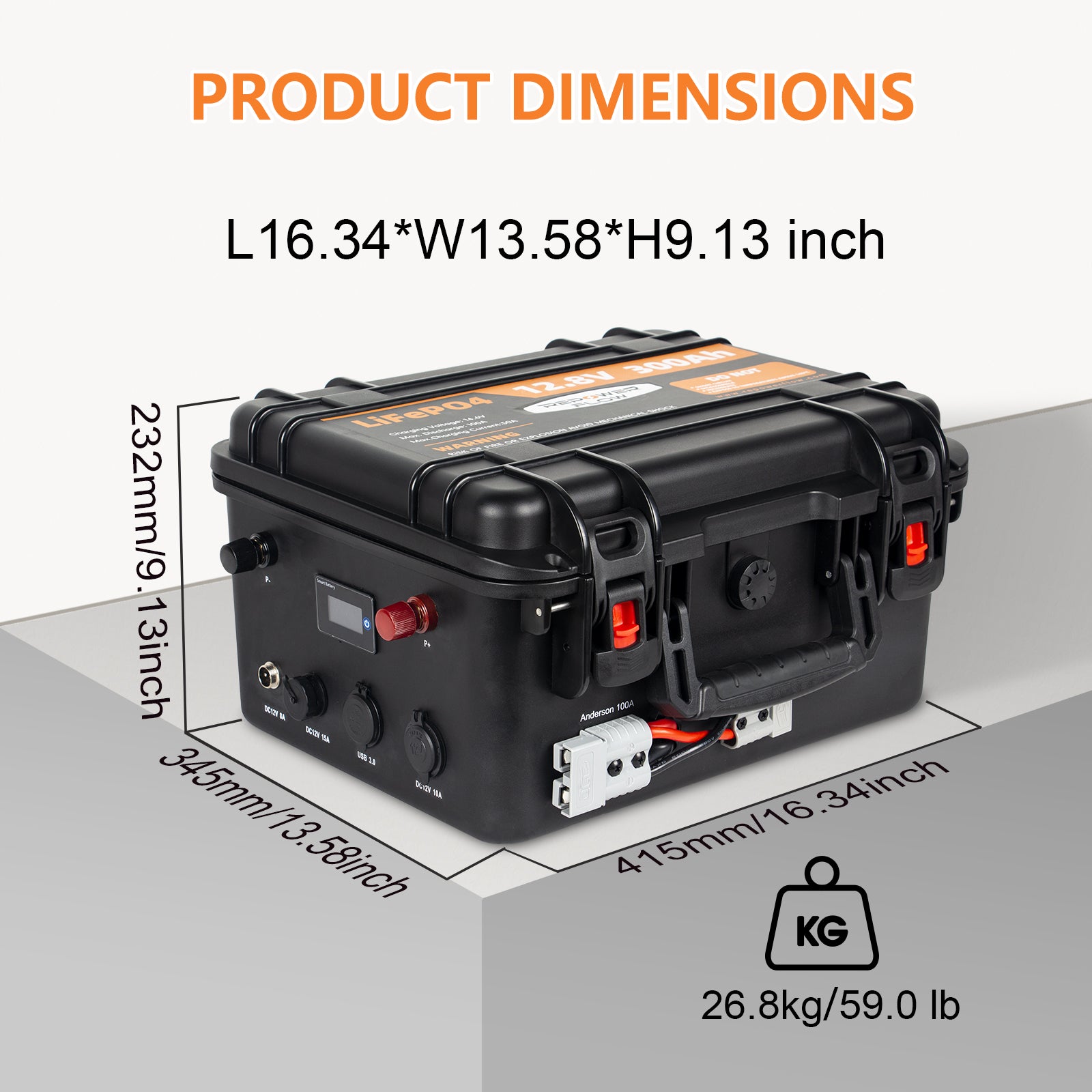 Repower Flow 12V 300Ah Bluetooth Lithium Battery