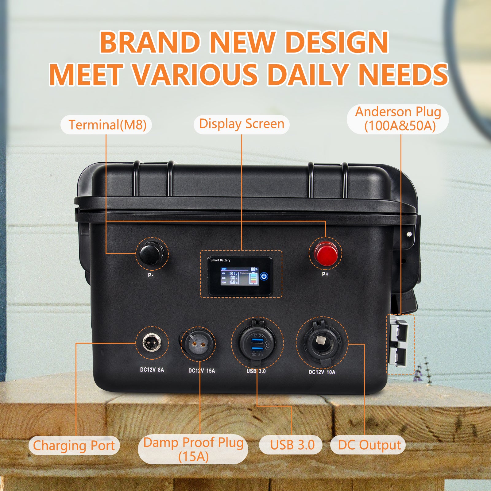 Repower Flow 12V 300Ah Bluetooth Lithium Battery