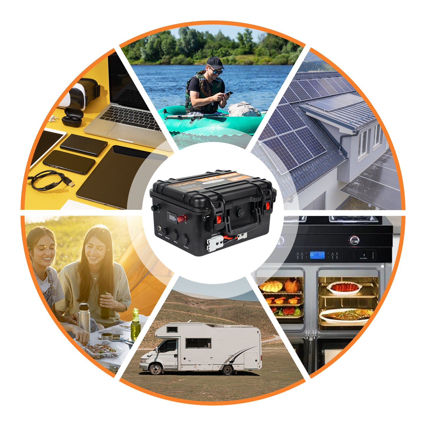 Repower Flow 12V 300Ah Bluetooth Lithium Battery