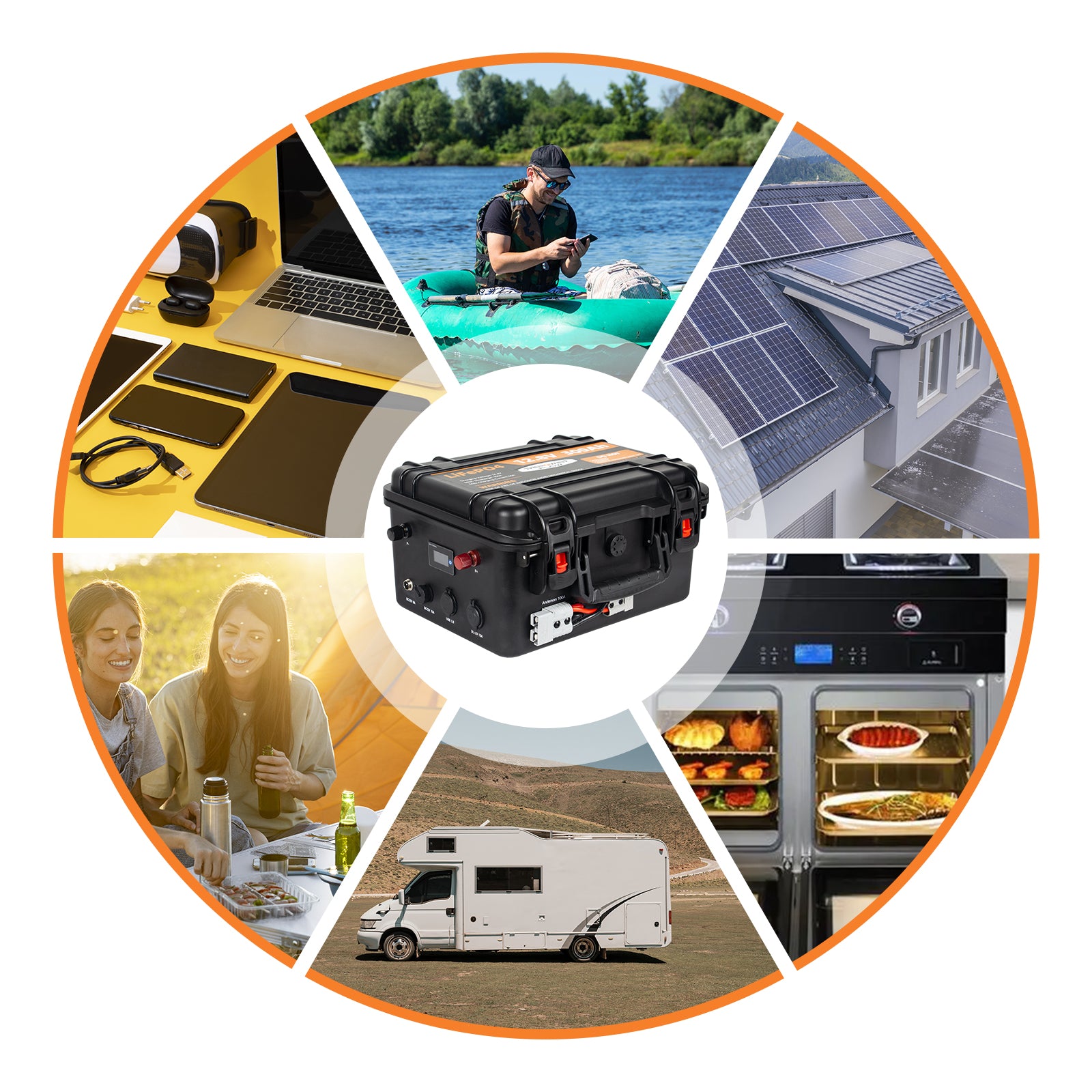 Repower Flow 12V 300Ah Bluetooth Lithium Battery