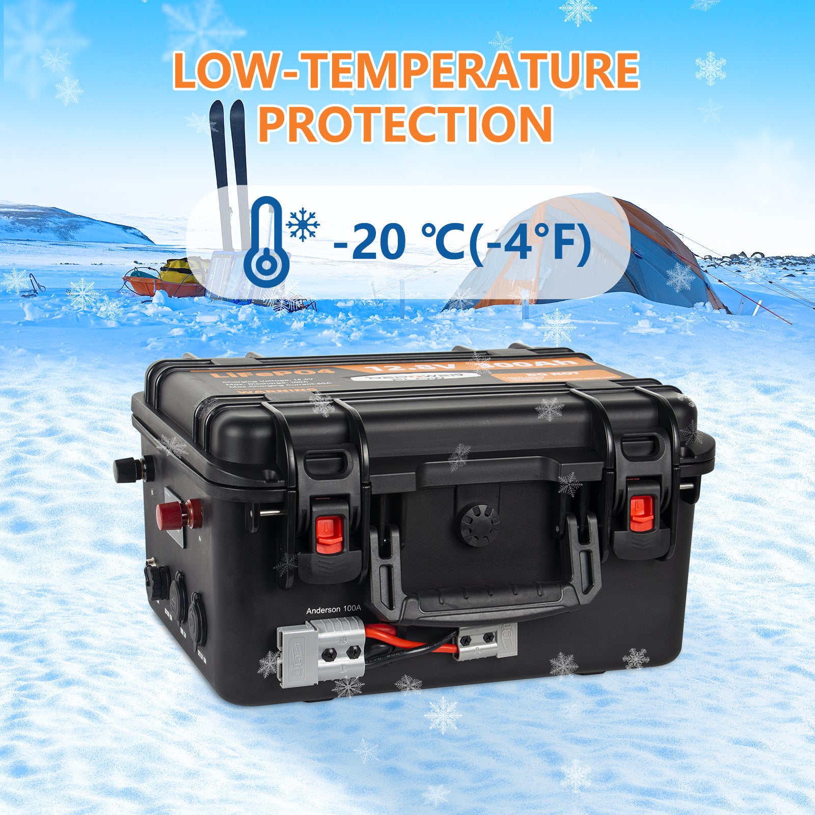 Repower Flow 12V 300Ah Bluetooth Lithium Battery