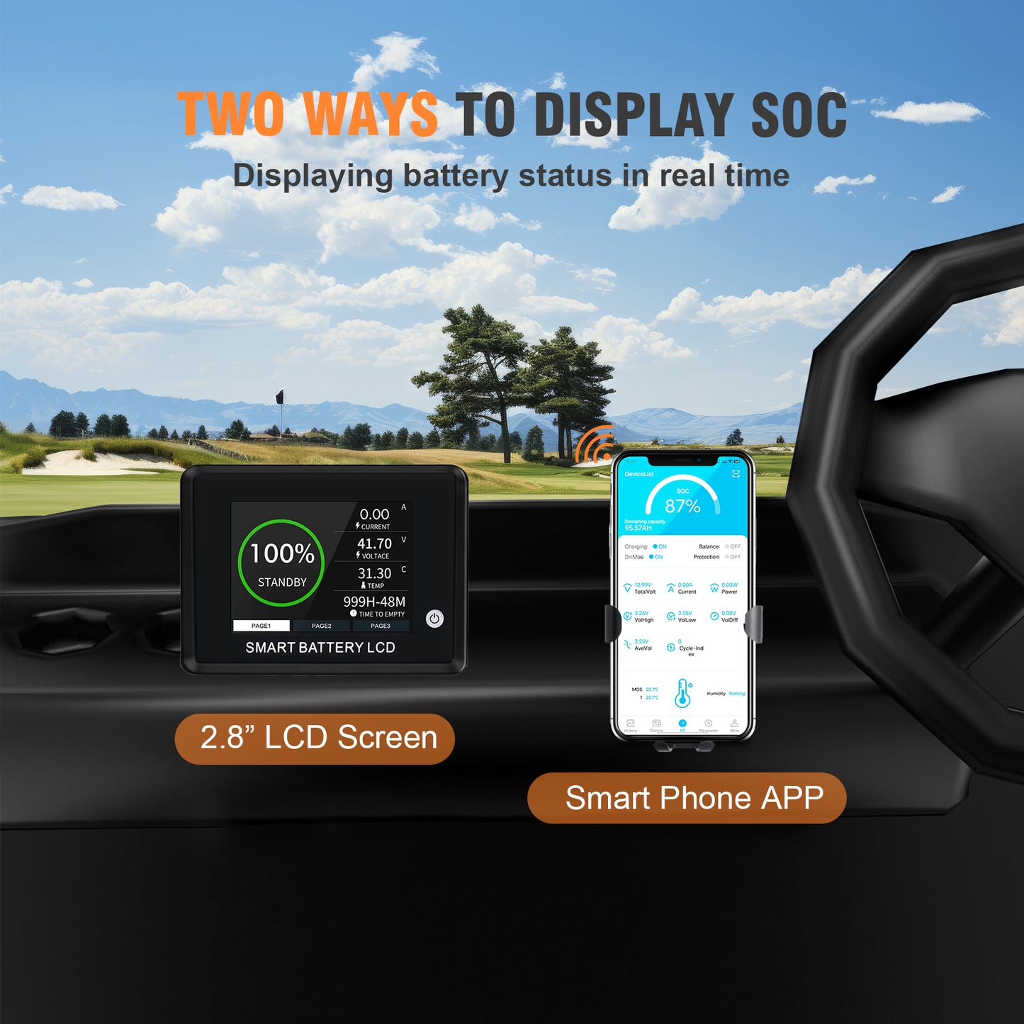 Repower Flow 36V 100Ah LiFePO4 Golf Cart Battery