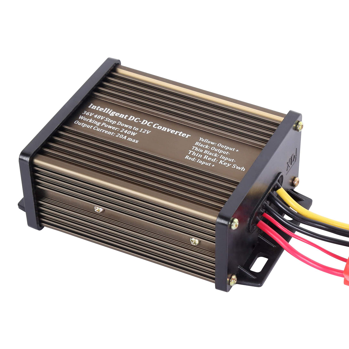 Repower Flow 36V/48V to 12V 20A Golf Cart Voltage Reducer — 240W